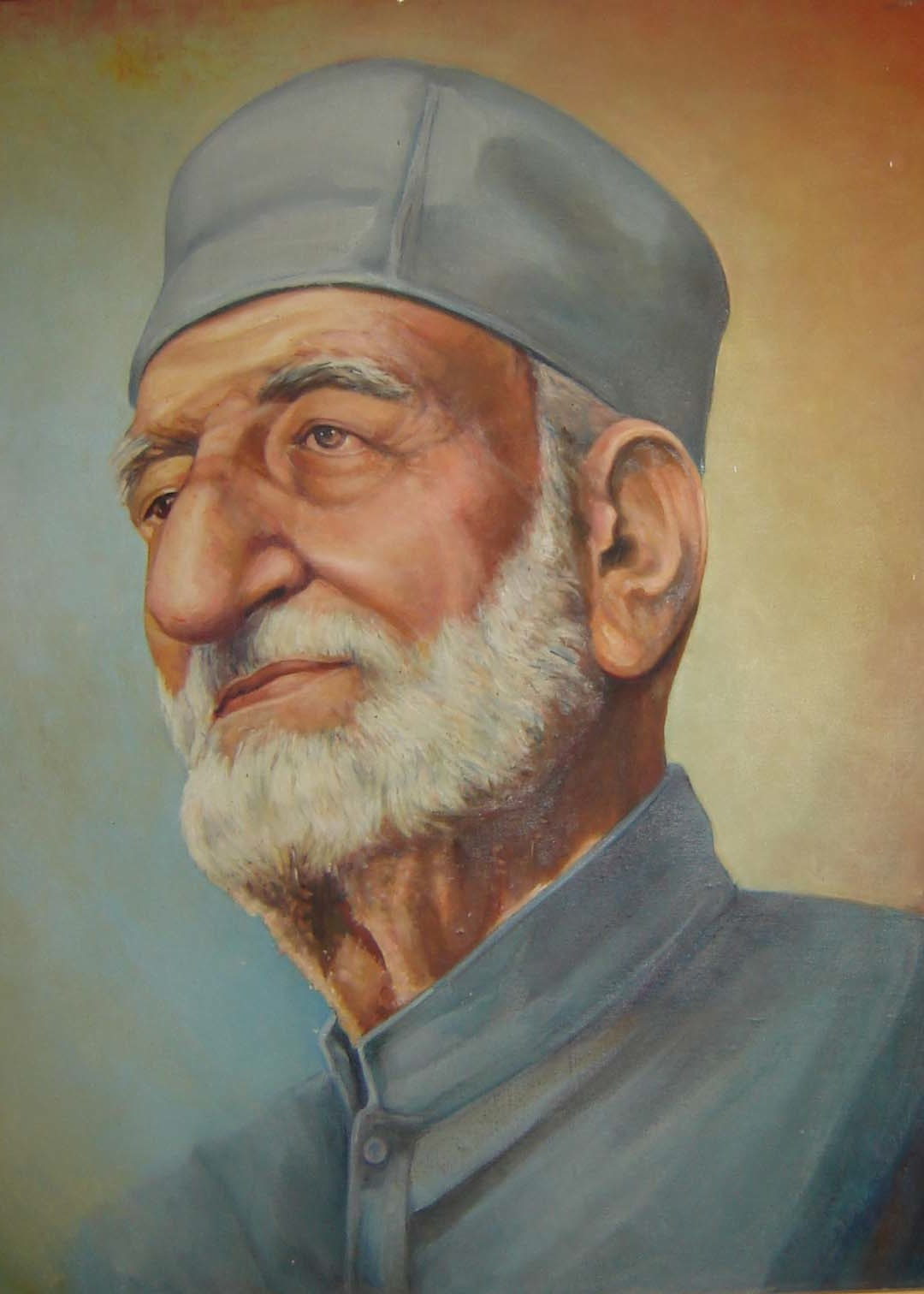 Khan Abdul Ghaffar Khan (Bacha Khan) archival portrait